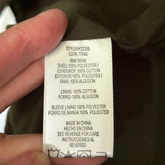 EUC Kut from the Kloth lightweight olive quilted jacket size Large Great details - Picture 5 of 11